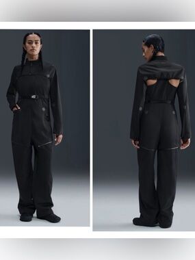 Nike ISPA 3 pcs Adaptable Flight Suit Womens Size XS Black NEW RARE